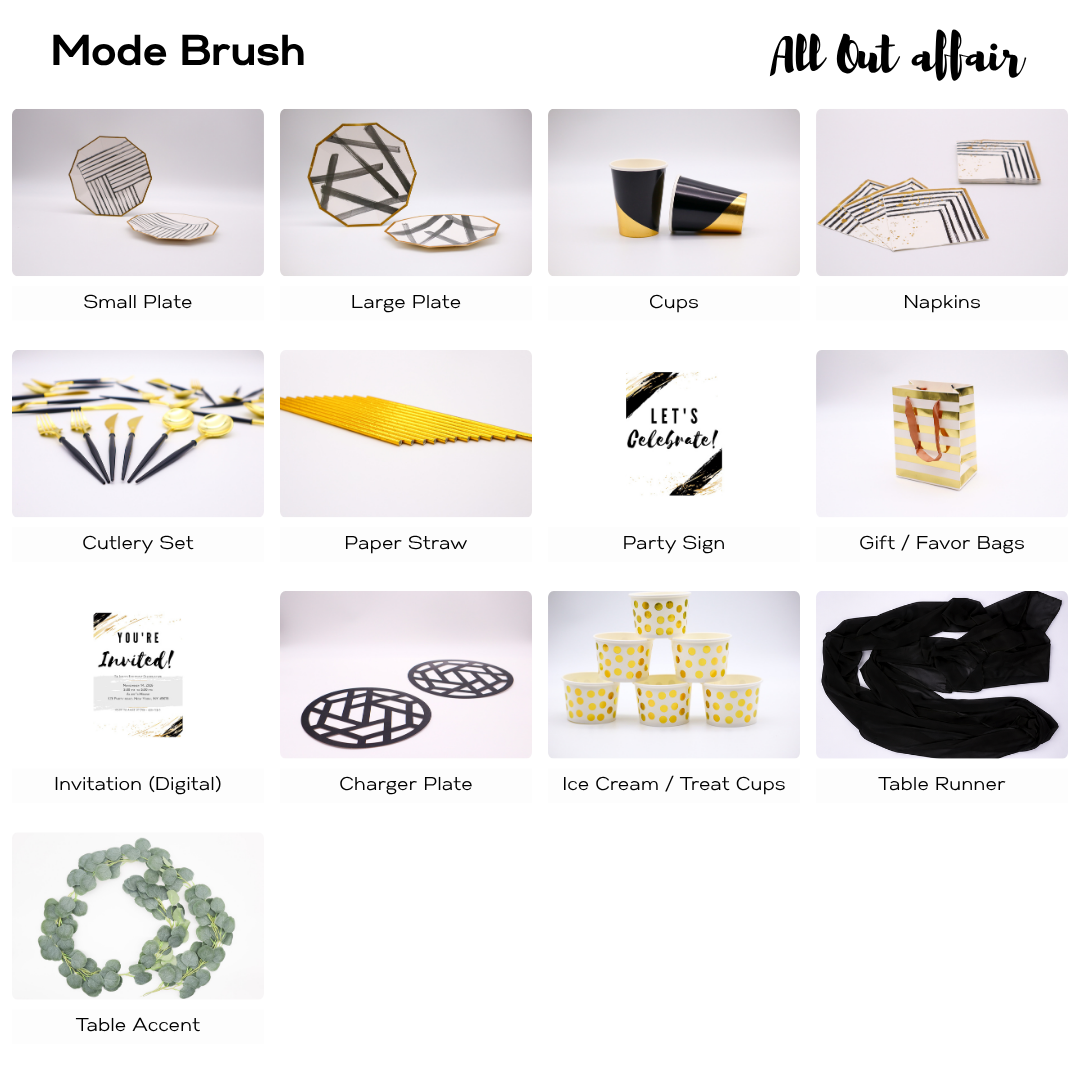 MODE BRUSH PARTY SET