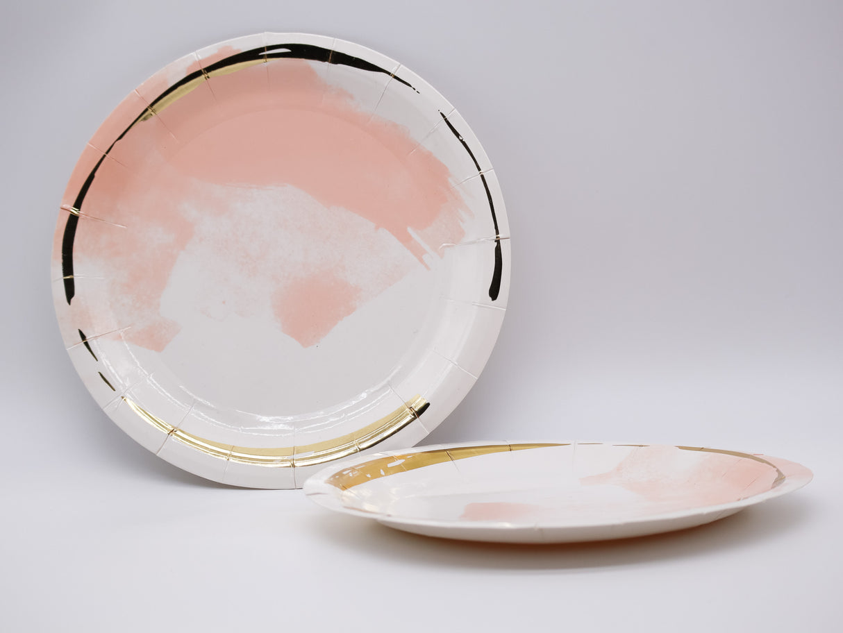 Watercolor Dream Large Plate – Soft & Stylish Party Tableware