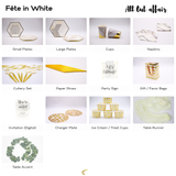 FETE IN WHITE PARTY SET