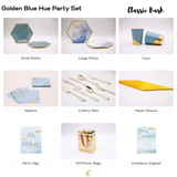 GOLDEN BLUE HUE PARTY SET