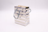 Small Metallic Stripped Gift Bags