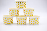Metallic Polka Dot Treat Cups – 8 oz