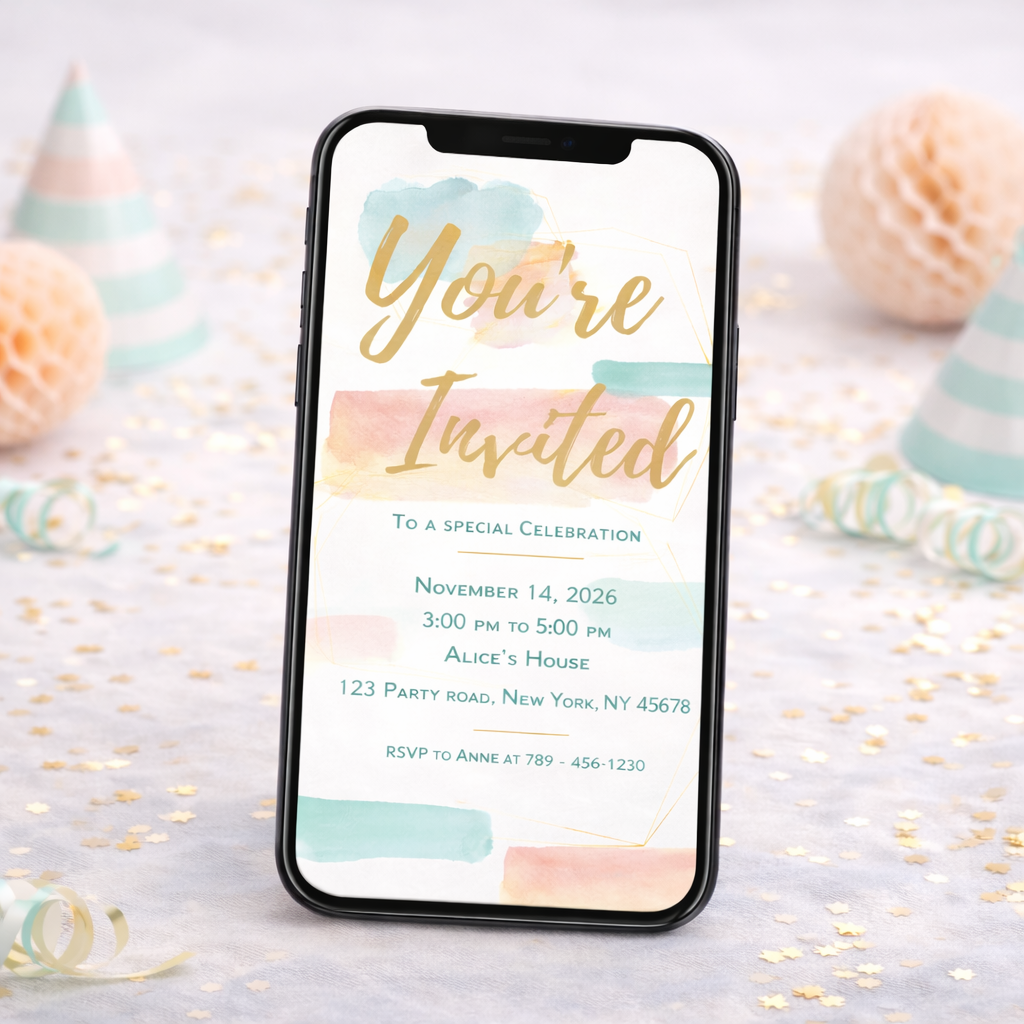 Invitations – Watercolor Dream