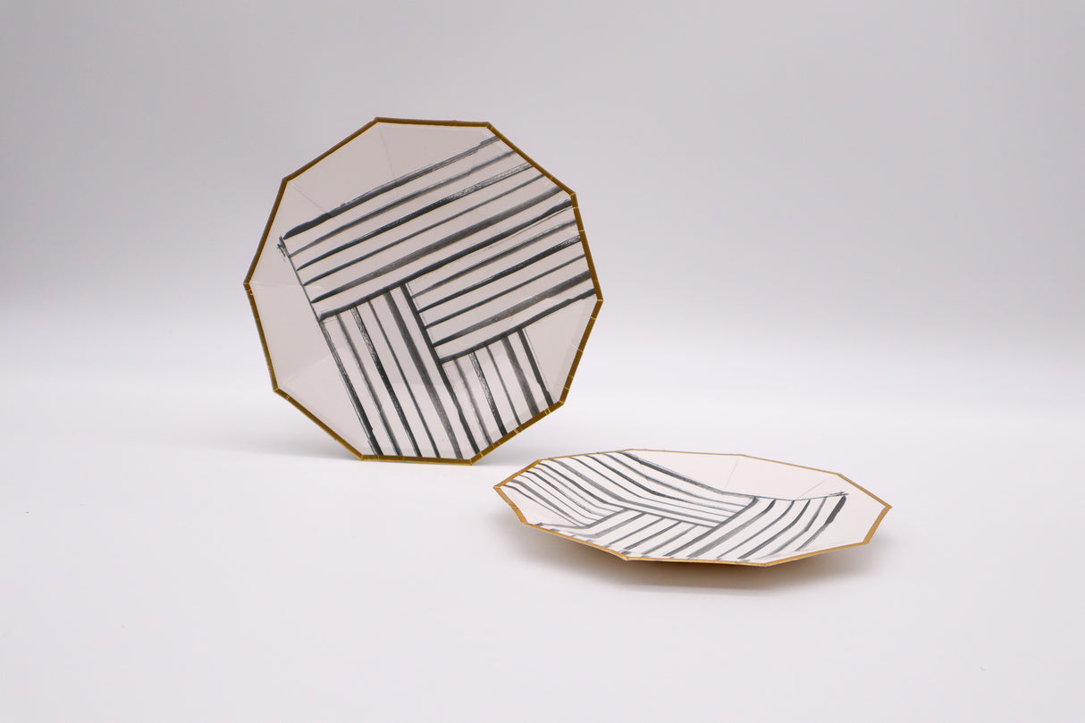 Mode Brush Small Plate – Modern, Playful, Chic