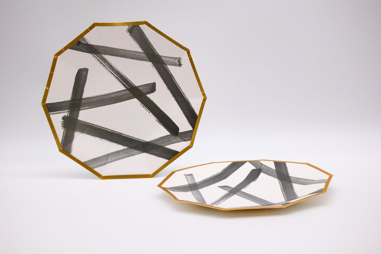 Mode Brush Large Plate – Bold & Artistic Tableware