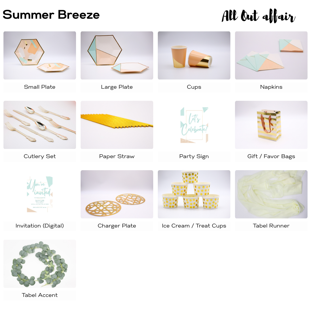SUMMER BREEZE PARTY SET
