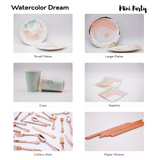 WATERCOLOR DREAM PARTY SET